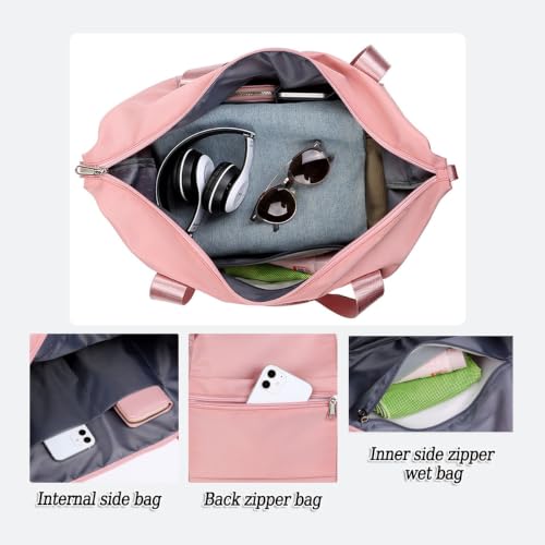 Duffle Bag for Travel, Tote Handbag Green - color: Green