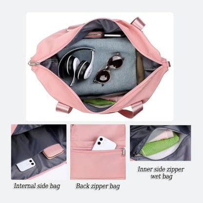 Duffle Bag for Travel, Tote Handbag Green - color: Green