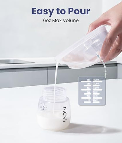 NCVI Milk Collection Cups for Wearable Pump 5oz for 3110/8786/8122-3/8782-2