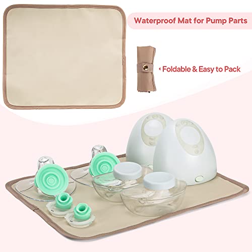 Fasrom Wearable Breast Pump Bag, Portable Pump Carrying Case for Moms - color: Black