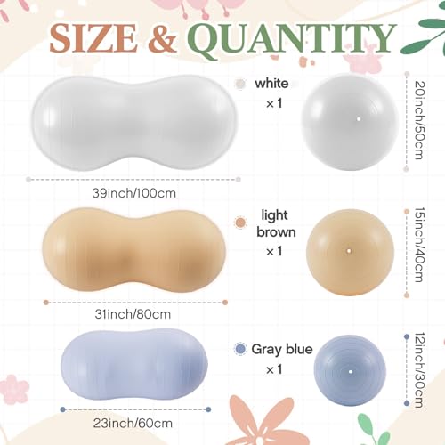 Jexine Peanut Ball for Kids Therapy Pregnancy - color: Farmhouse Color