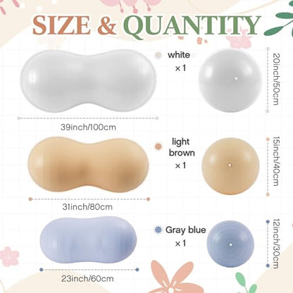 Jexine Peanut Ball for Kids Therapy Pregnancy - color: Farmhouse Color