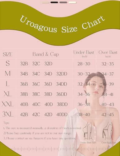 Womens Front Closure Bras for Women Seamless Soft Mastectomy Bra - color: Plain Beige, size: Large