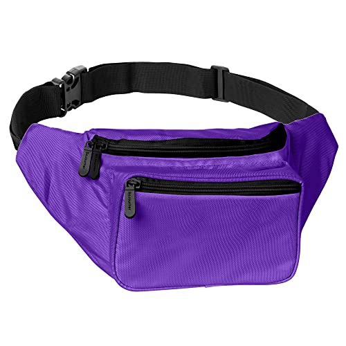 SoJourner Waterproof Fanny Pack, Purple - color: Purple