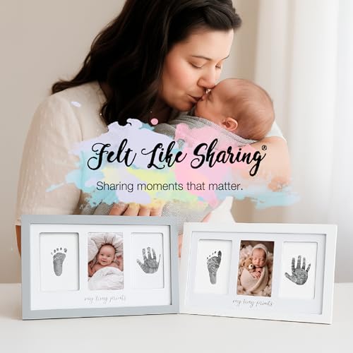 Felt Like Sharing My Tiny Prints Baby Handprint & Footprint Kit (Gray) - color: Gray
