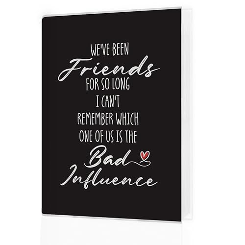 Friends Photo Album 4x6, Friendship Gifts for Women, Gifts for Best Friend, We've Been Friends for So Long Small Memory Photo Album Book for 18 Pockets Hold 36 Pictures - color: Friends bad