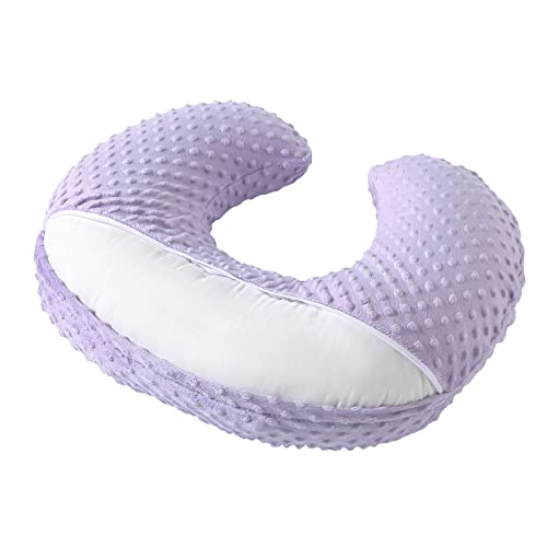 Nursing Pillow and Positioner with Cover for Breastfeeding - color: Orchid