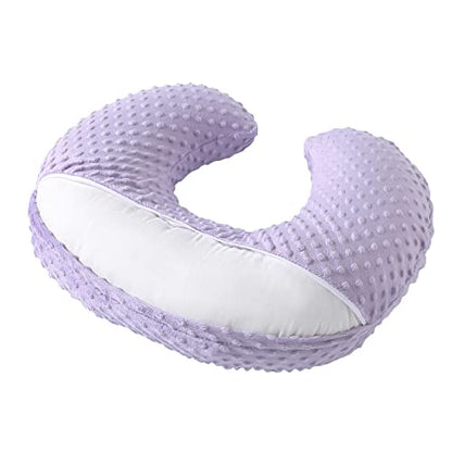 Nursing Pillow and Positioner with Cover for Breastfeeding - color: Orchid