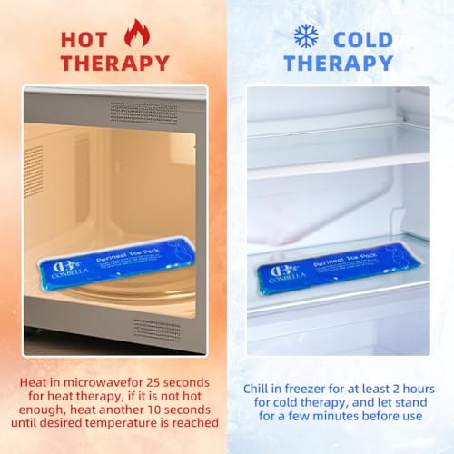 Perineal Ice Packs for Postpartum Recovery, Hot & Cold Postpartum Ice Packs - color: Blue