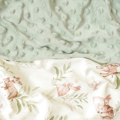 Konssy 2 Pack Nursing Pillow Covers, Soft Covers for Breastfeeding Pillows - color: Green, Woodland