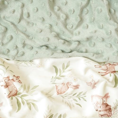Konssy 2 Pack Nursing Pillow Covers, Soft Covers for Breastfeeding Pillows - color: Green, Woodland