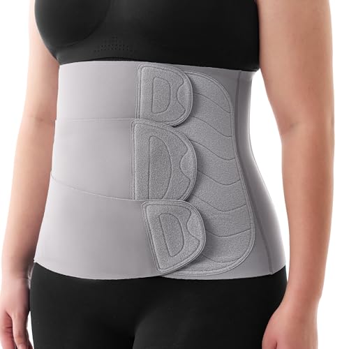 Momcozy Ergowrap Postpartum Belly Band, 3D Lifting & Ergonomic Back Support - color: Gray, size: XX-Large