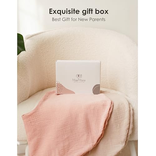 MairMore 2 Pack Muslin Baby Nursing Pillow Covers - color: Pink
