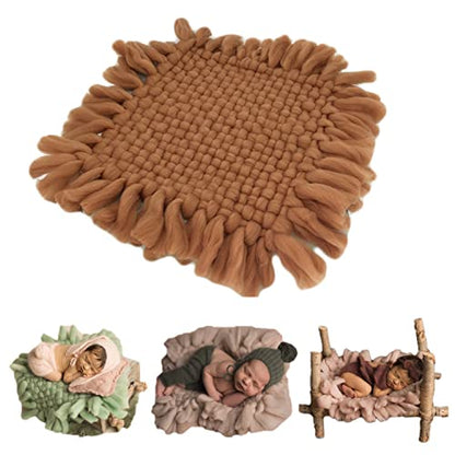 Zeroest Baby Photography Props Baskets Filler Posing Stuffer (Coffee) - color: Coffee