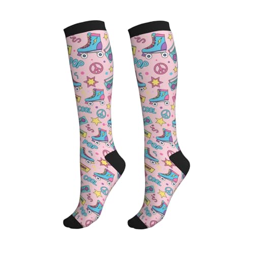 Compression Sock Graduated Knee High Sock for Women Men - color: 25