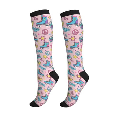 Compression Sock Graduated Knee High Sock for Women Men - color: 25