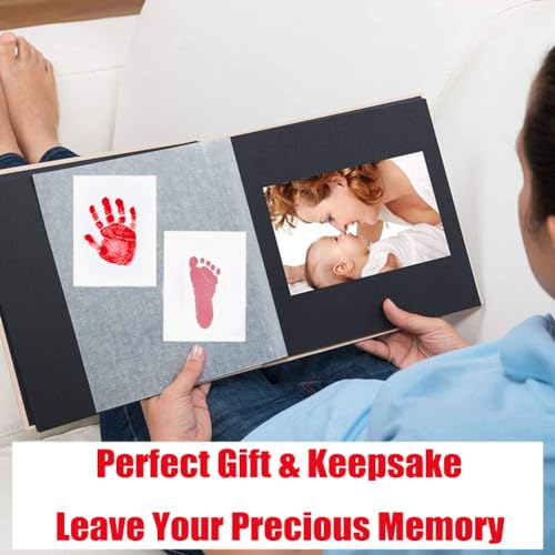 Large Inkless Hand and Footprint Kit, Baby Keepsake, 2-Pack - color: Red and Pink