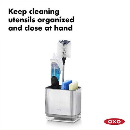 OXO Good Grips Stainless Steel Sink Organizer Caddy & Sponge Holder - color: Stainless Steel