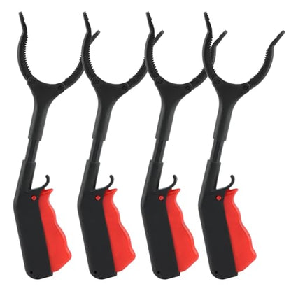 Grabber Tool, 4pcs 30cm/12inch Short Grabber Reacher Tool Claw Rubbish Tong