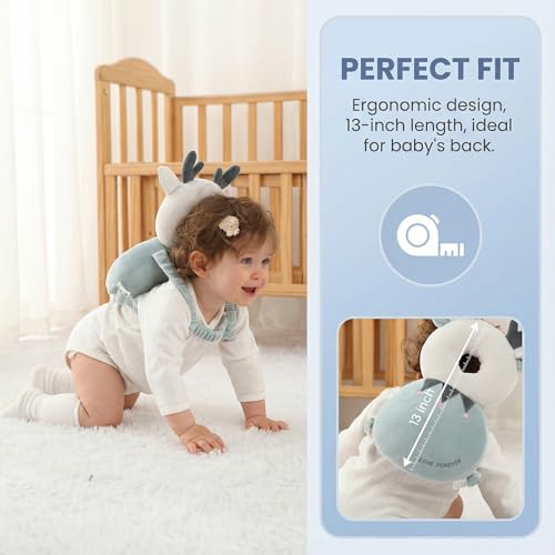 Baby Head Protector Backpack - Soft & Lightweight Fall Cushion Backpack for Toddlers Walking and Crawling(Deer) - color: Deer