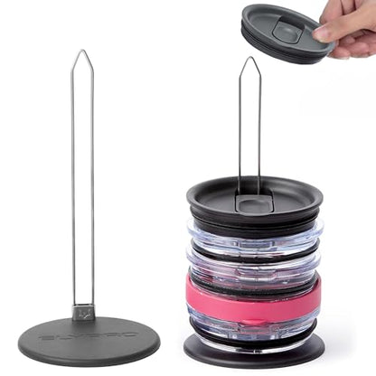 ELYPRO Tumbler Lid Organizer & Holder for Stanley, Yeti, Water Bottle Lids