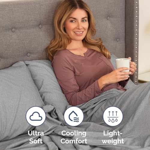 King Standard Pillow Cases Set of 2 - Pillowcase Covers - Heathered Grey - color: 40 - Heathered Grey, size: King Standard