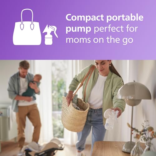 Philips Avent Manual Portable Breast Pump with Natural Motion Technology - style: Manual Breast Pump