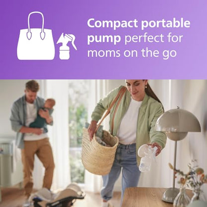 Philips Avent Manual Portable Breast Pump with Natural Motion Technology - style: Manual Breast Pump