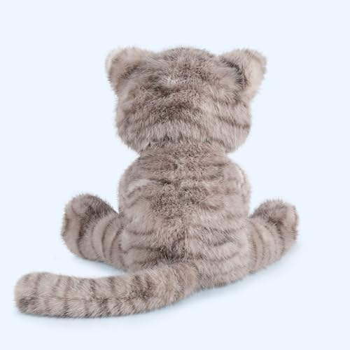SuzziPals Heatable & Coolable Grey Cat Plush Heating Pad for Kids & Women - style: Gray Cat