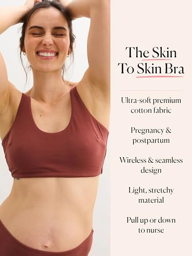 HATCH The Skin to Skin Maternity Bra, Wireless - color: Anise, size: Small