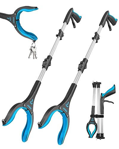KEKOY 36 Inch Grabber Reacher Tool, 2 Pack, Foldable Pickup Tool - size: 36 Inch of 2 Pack