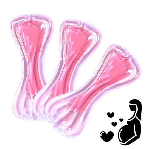 Perineal Cooling Pad, Postpartum Cold Packs Gel Bead Ice Pack Cold Therapy for Women After Pregnancy and Delivery（Pink - color: Pink