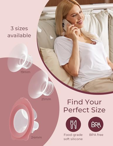 Momcozy Original Milk Collector Cups for V1 Pro/V2 Pro, 2 Pack - size: Full CupSet