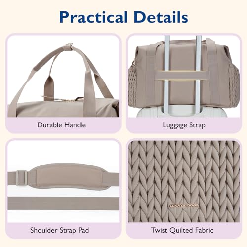 mommore Diaper Bag Tote Large Travel Baby Bag with Pacifier Case - color: Pink