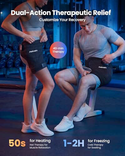 Hip Ice Pack with 2-Layer Cooling Gel 45Min Therapy for Replacement Surgery - size: Large