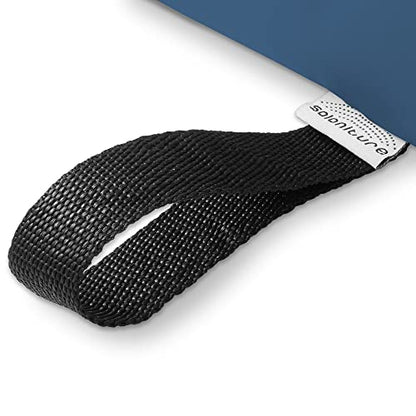 Saloniture Half Round Massage Table Bolster Pillow Pad - 26 x 6 x 3 Inch - Blue - color: Blue