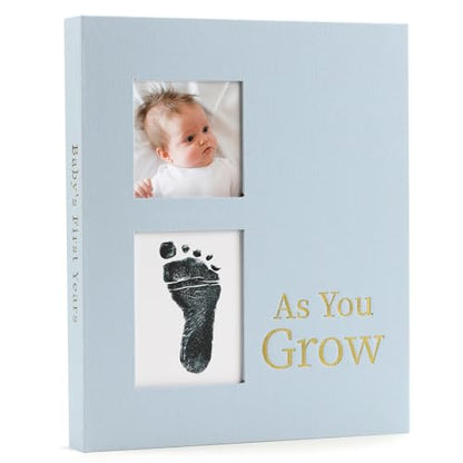 Keepsake Memory Book for Baby Boys or Girls, First 5 Year Baby Book - color: Light Blue