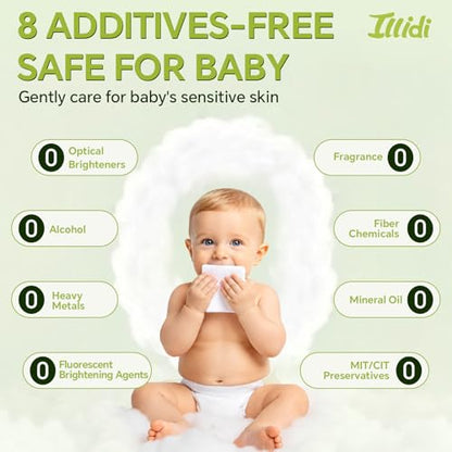 ILLIDI Premium Extra Large Cotton Pads 180 Count, Soft Face Pads - size: 180 Count (3.5''*4.3'')