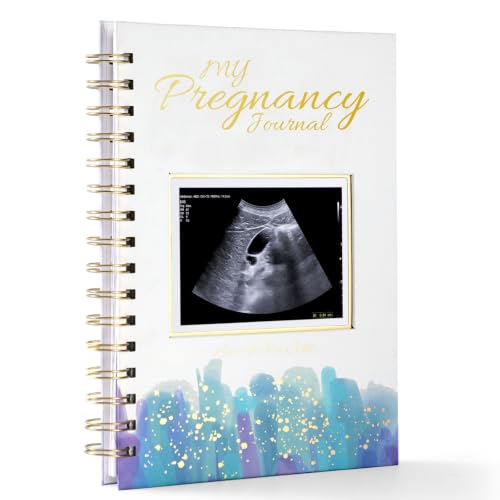 Pregnancy Journal for First Time Moms, 82 Page Hardcover Scrapbook - color: Multicolored