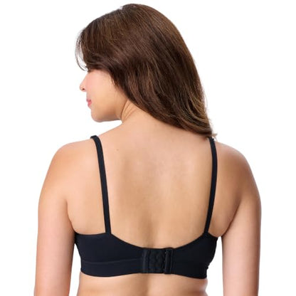 Motherhood Maternity Womens Seamless Wrap Triangle Nursing Bra - color: Black, size: Large