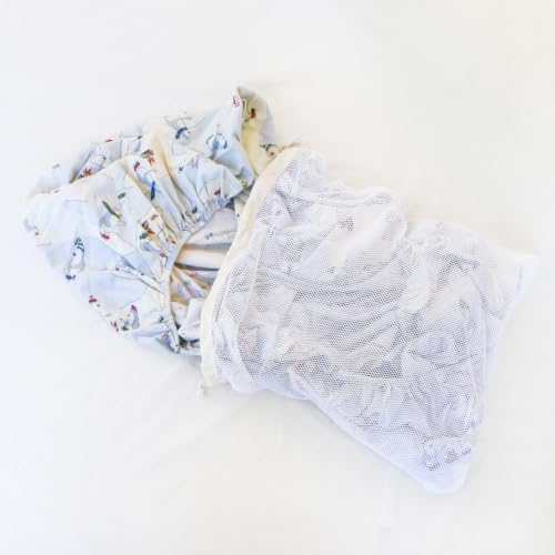 Simple Ecology Organic Cotton Mesh Laundry Bag – Small 2-Pack - size: Small 2-pack