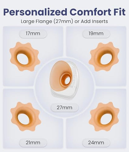NCVI Milk Collection Cups for Wearable Pump 5oz for 3110/8786/8122-3/8782-2