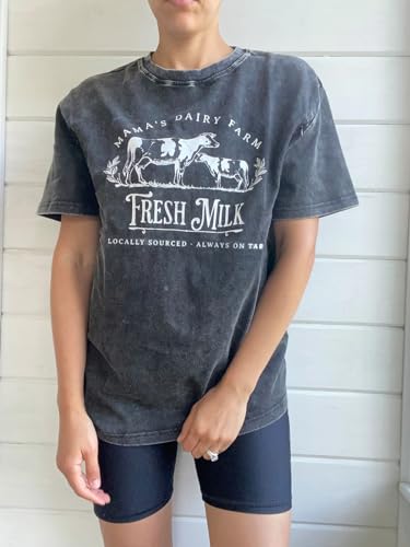 Comfort Breastfeeding Shirts Women Distressed Maternity Zip Nursing Tees - color: Gray, size: Medium