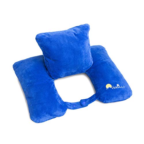 Travel Pillow for Everything. Not just a Neck Pillow. Lumbar and Back Support. Solves All Your Travel Needs for Cars, RV, Train, Camping, Airplanes, Couch Home.