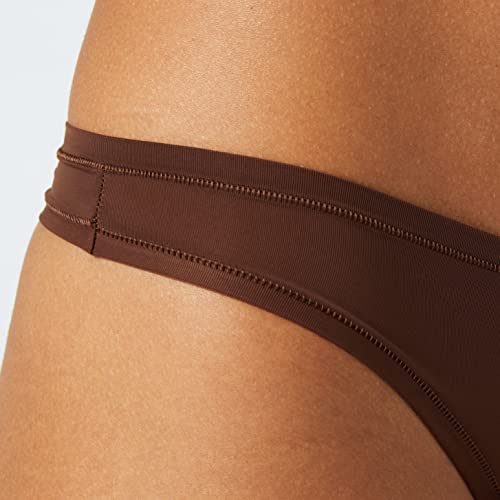 Amazon Essentials Women's Breathable Microfibre Seamless Panties (Available in Plus Size), Pack of 6 - color: Black/Rich Hazel, size: Medium