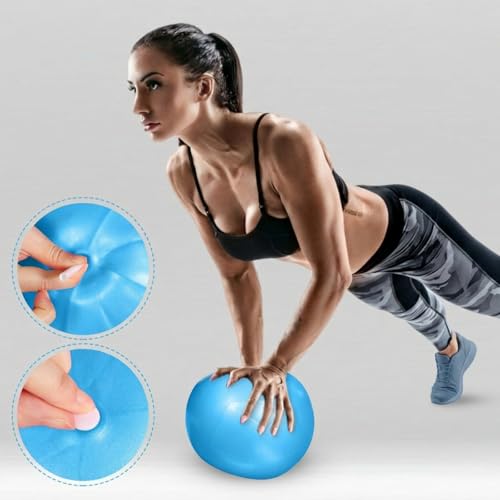 Aoriher 10 Pcs Small Pilates Ball Bulk 9 Inch Mini Yoga Ball - color: Multicolor