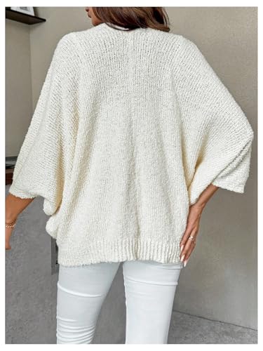Milumia Women's Maternity Twist Front Sweater Oversized Pregnancy Cardigan - color: Apricot, size: Medium