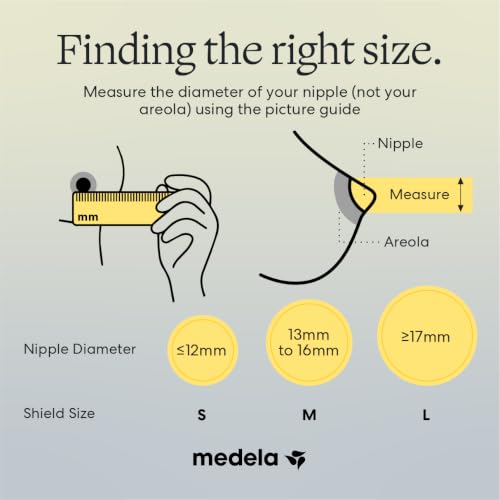 Medela Contact Nipple Shields, For Breastfeeding Comfort, Size M 20mm, 2ct - size: 20mm, style: Medium