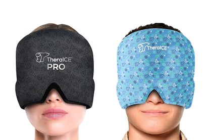 TheraICE Headache & Migraine Relief Hat PRO and TheraICE Mini Migraine Relief Hat
