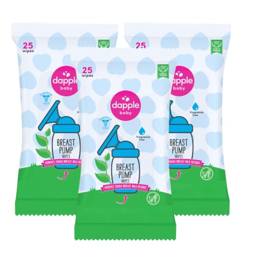 Dapple Baby - Breast Pump Wipes - (3 Pack), 25 Count - size: 25 Count (Pack of 3)